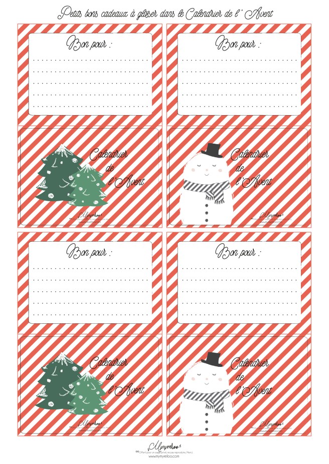 Bons Pour - Calendrier Avent 19